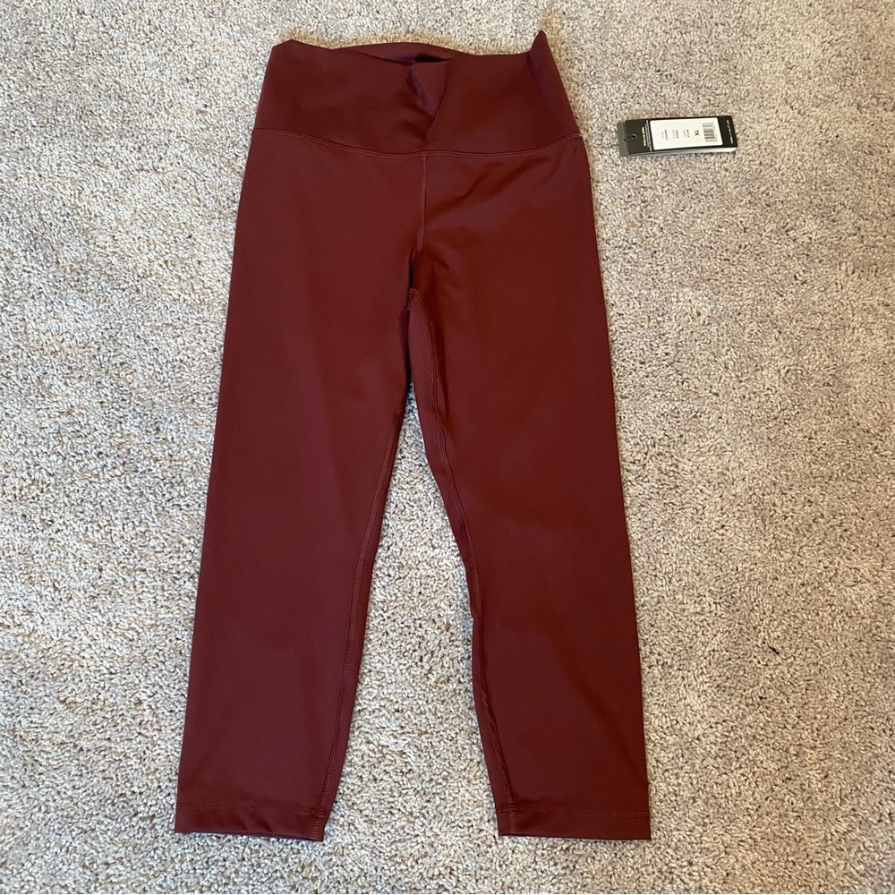 Maroon Leggings New With Tags Size XL